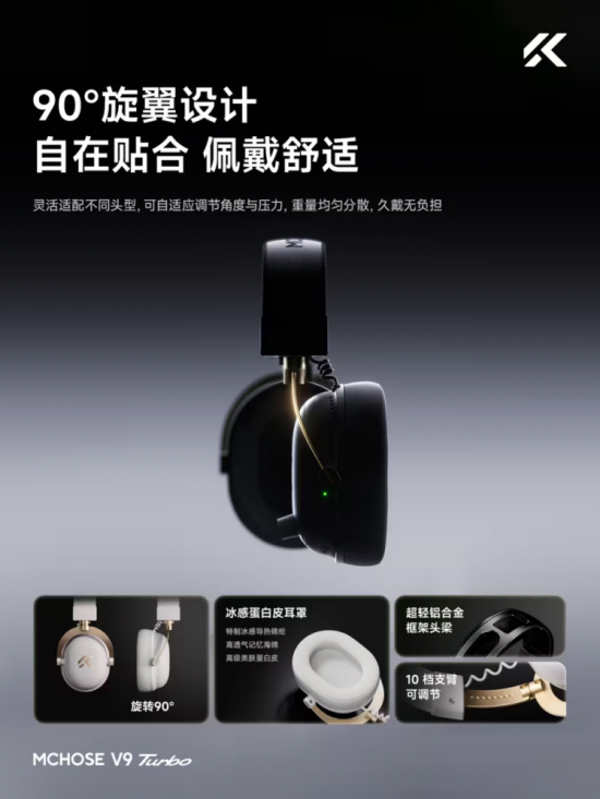 o 联合电竞全明星打造赛事级游戏音效九游会网址是多少迈从V9 Turb(图1)